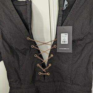 Fashion Nova XL denim jumpsuit NWT